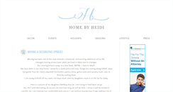 Desktop Screenshot of homebyheidi.com